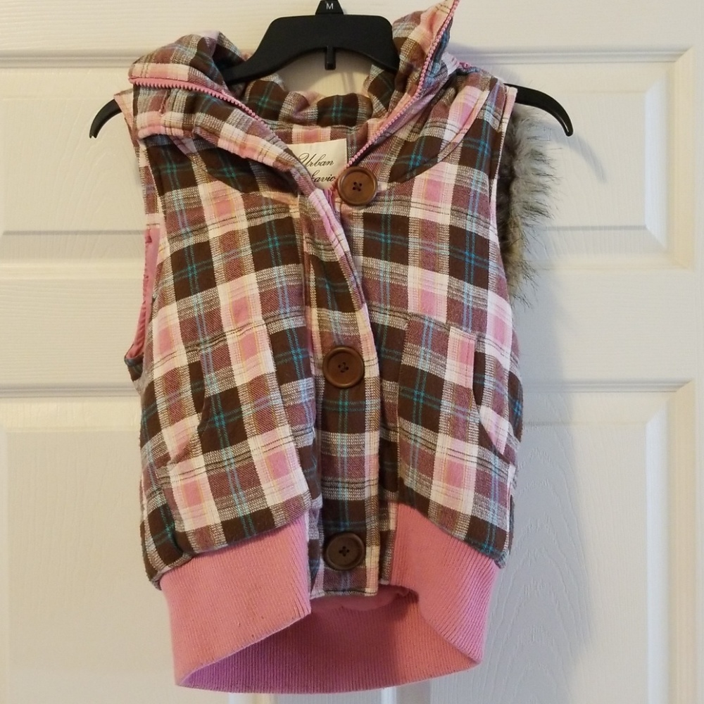 Pink Brown Blue Urban Behavior Adorable Vest